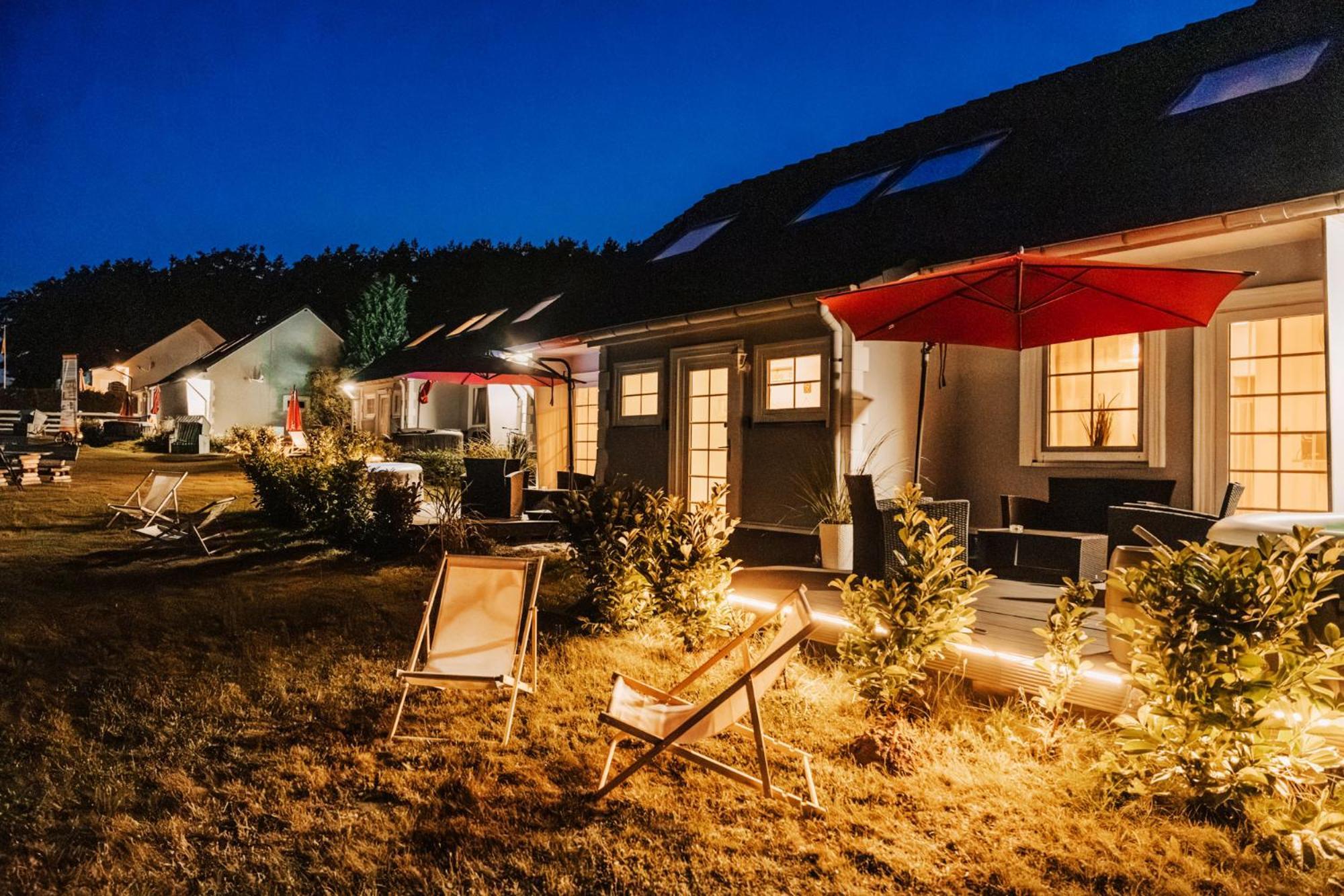 Ferienhaeuser Insel Usedom Haus Samara 8 - Blick Aufs Achterwasser! Whirlpool Und Sauna Lutow Kültér fotó